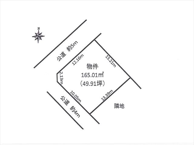 住宅用土地の図面